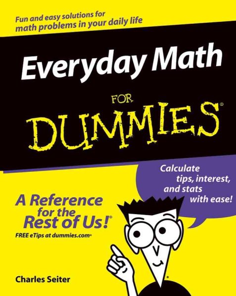 Everyday Math For Dummies cover