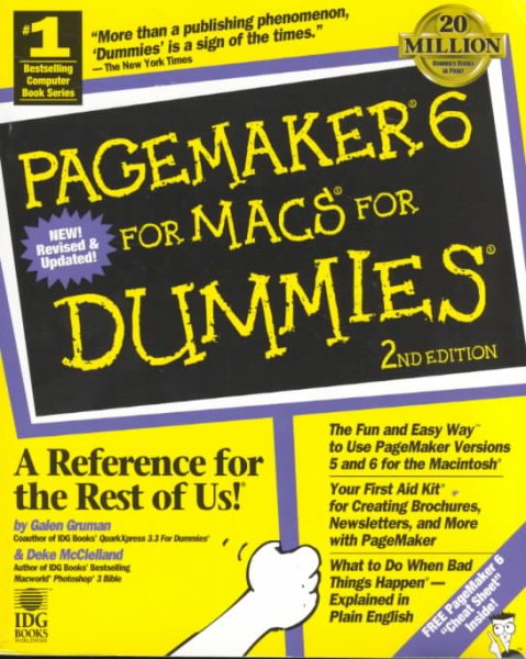 Pagemaker 6 for Macs for Dummies cover