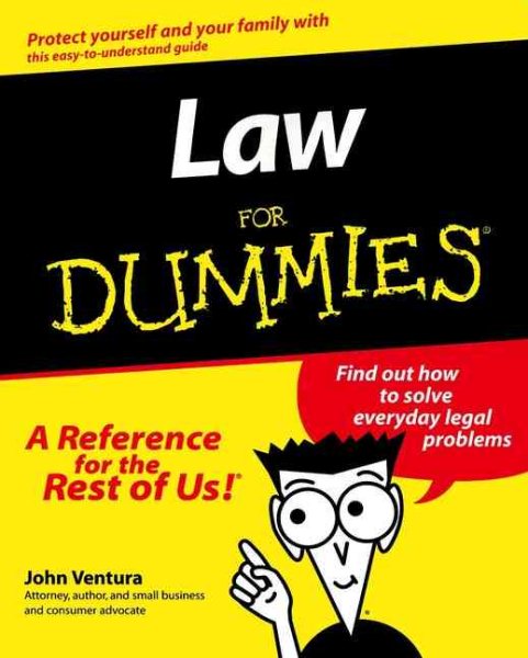 Law For Dummies? (For Dummies (Lifestyles Paperback)) cover