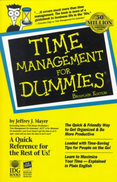 Time Management for Dummies cover