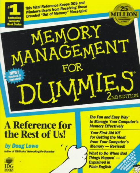 Memory Management for Dummies Quick Reference cover