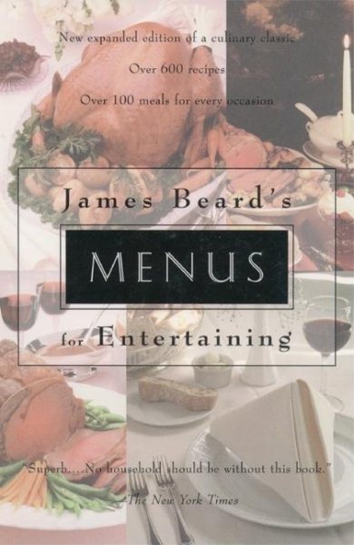 James Beard's Menus for Entertaining: Second Edition cover