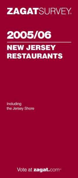 Zagat 2005/06 New Jersey Restaurants (Zagatsurvey) cover