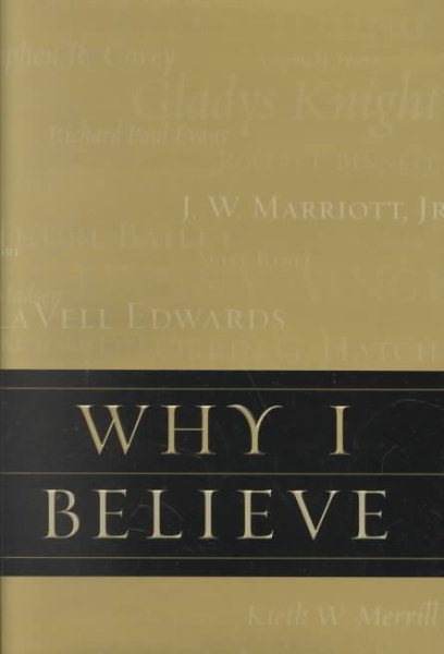 Why I Believe cover