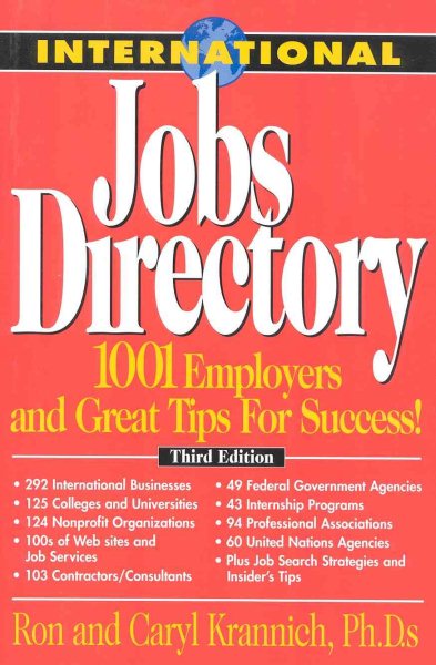 International Jobs Directory: 1001 Employers and Great Tips For Success cover