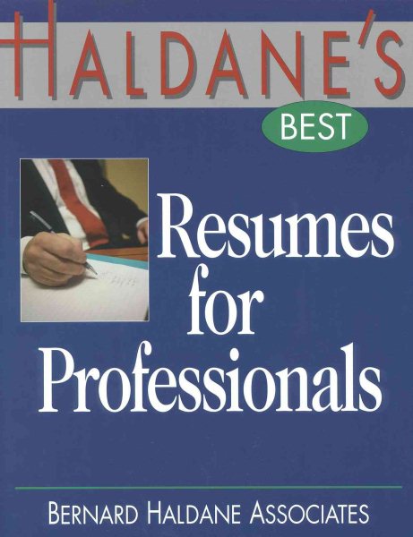 Haldane's Best Resumes For Professionals cover