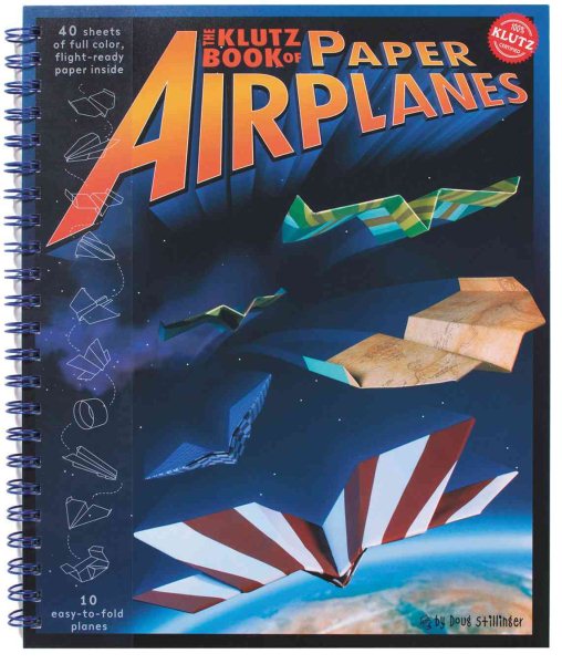 Klutz Book of Paper Airplanes Craft Kit cover