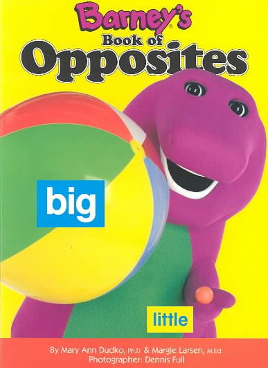 Barney's Book of Opposites cover