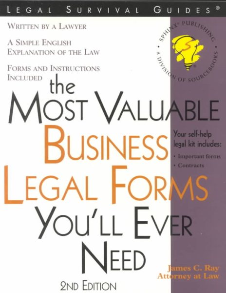 The Most Valuable Business Legal Forms You'll Ever Need (Legal Survival Guides) cover