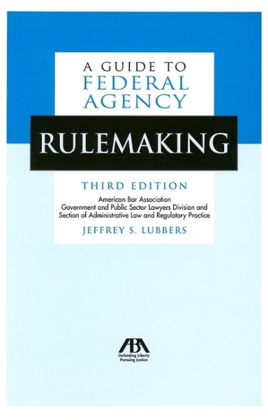 A Guide to Federal Agency Rulemaking (5400001) cover