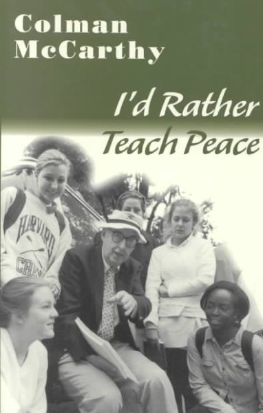 I'd Rather Teach Peace cover
