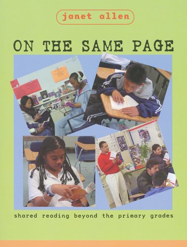 On the Same Page: Shared Reading Beyond the Primary Grades cover