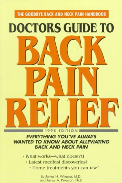 Doctors Guide to Back Pain Relief: The Goodbye Back and Neck Pain Handbook cover