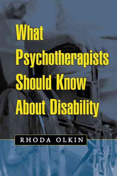 What Psychotherapists Should Know About Disability cover