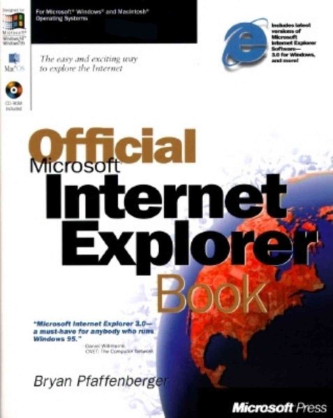 Official Microsoft Internet Explorer Book cover