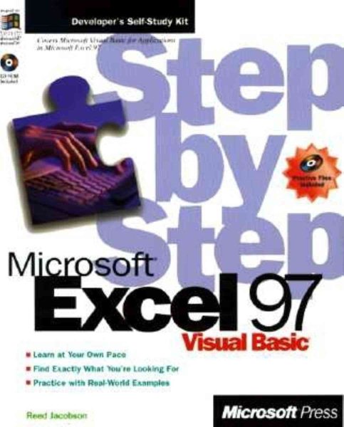 Microsoft EXCEL 97/ Visual Basic Step-by-Step Book & Disk cover