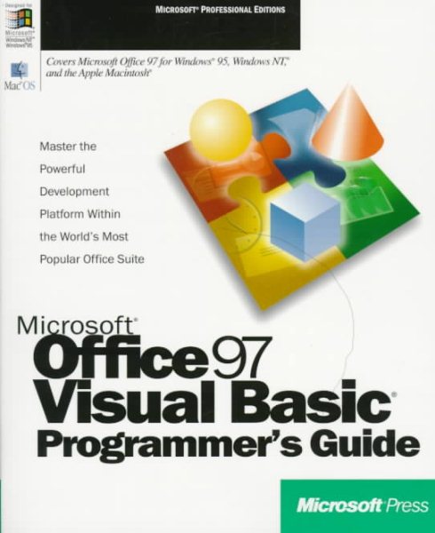MS Office 97 Visual Basic Programmer's Guide (Microsoft Professional Editions) cover