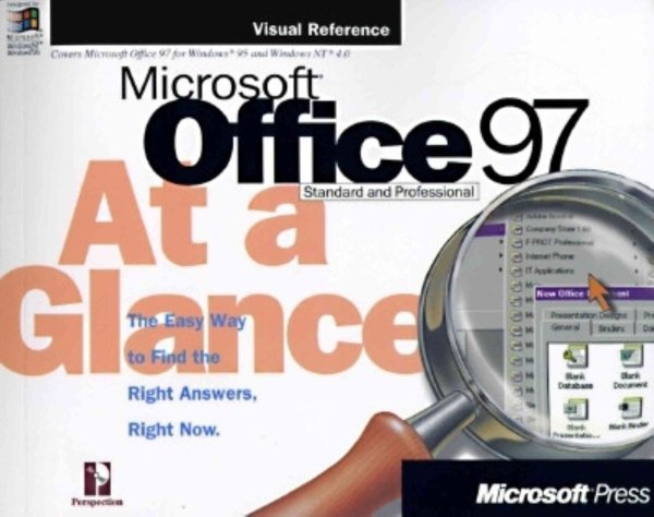 Microsoft Office 97 at a Glance (At a Glance (Microsoft)) cover