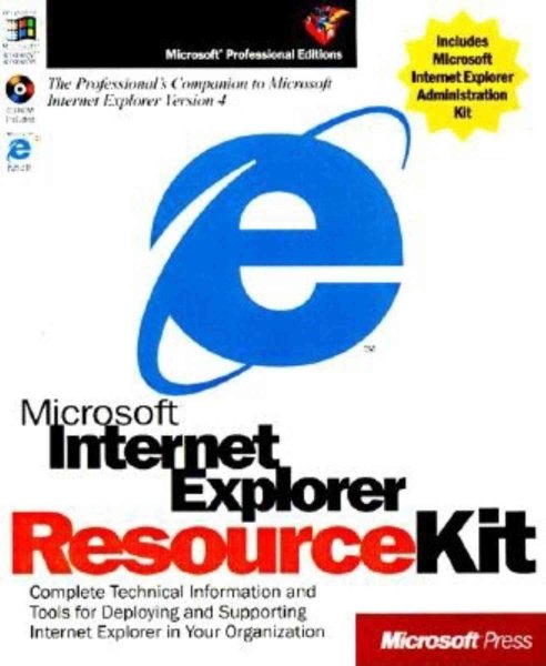 Microsoft Internet Explorer Resource Kit (Microsoft Professional Editions) cover