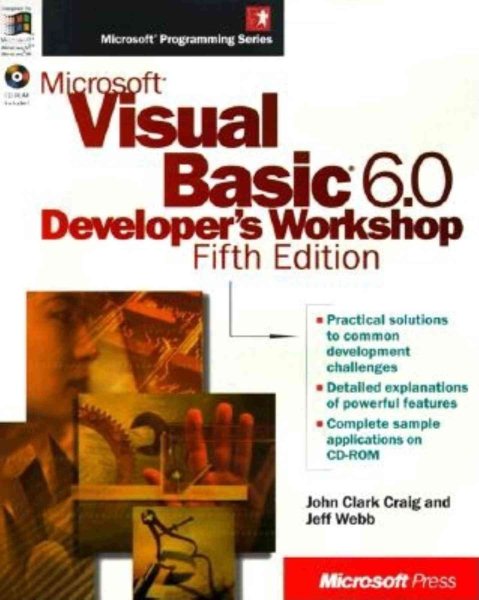 Microsoft Visual Basic: Developer's Workshop cover