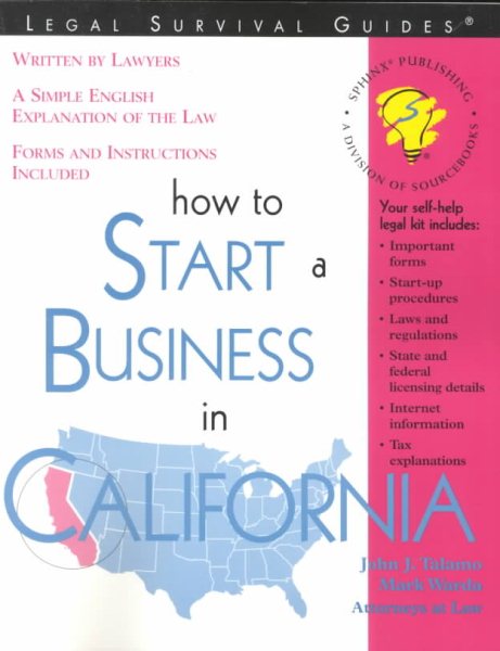 How to Start a Business in California cover