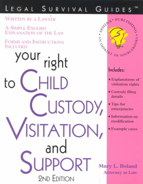 Your Right to Child Custody, Visitation and Support cover