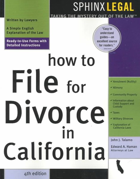 How to File for Divorce in California (Legal Survival Guides) cover