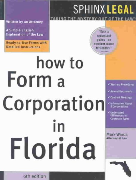 How to Form a Corporation in Florida cover