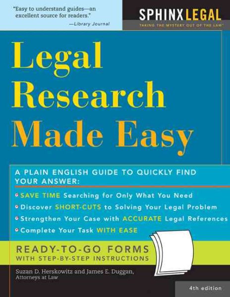 Legal Research Made Easy cover