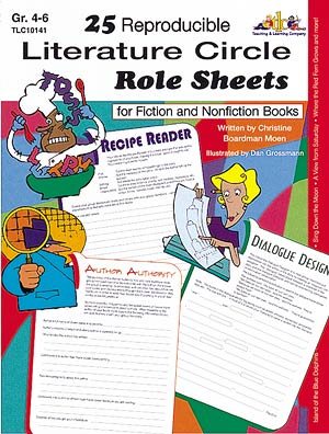 25 Reproducible Literature: Circle Role Sheets for Fiction and Nonfiction Books cover