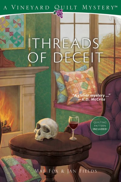 Threads of Deceit (Vineyard Quilt Mysteries) cover