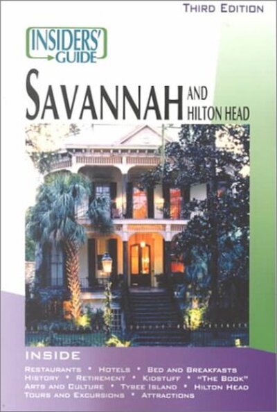 Insiders' Guide to Savannah & Hilton Head cover