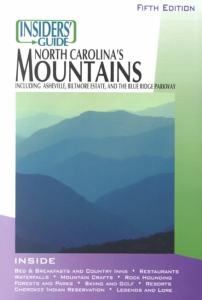 Insiders' Guide to North Carolina's Mountains cover