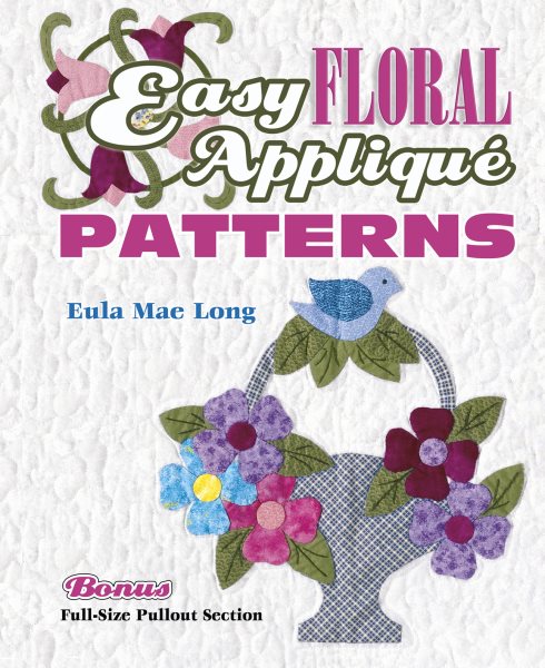 Easy Floral Applique Patterns cover