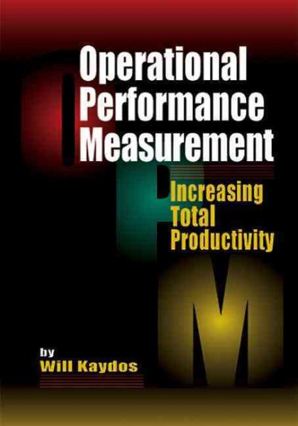Operational Performance Measurement: Increasing Total Productivity cover