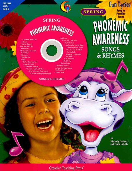 Spring Phonemic Awareness Songs & Rhymes cover