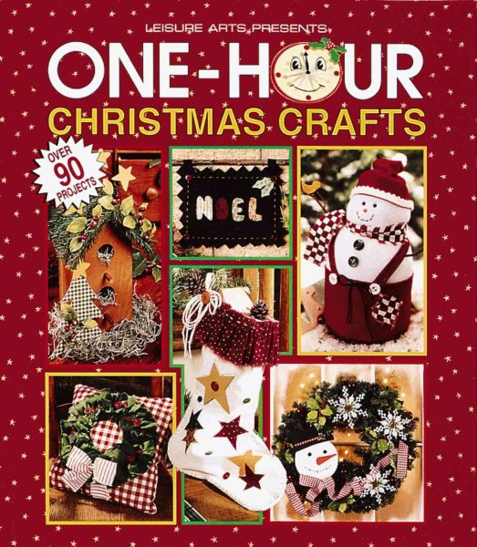 One-Hour Christmas Crafts (Leisure Arts #15851) cover