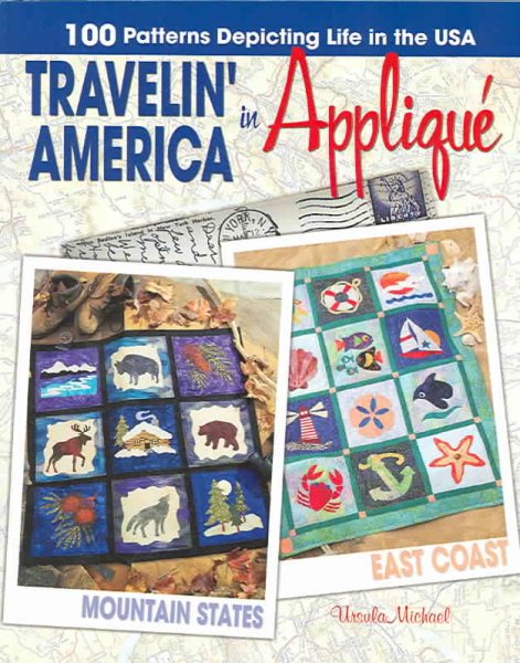 Travelin' America in Applique (Leisure Arts #4248) cover