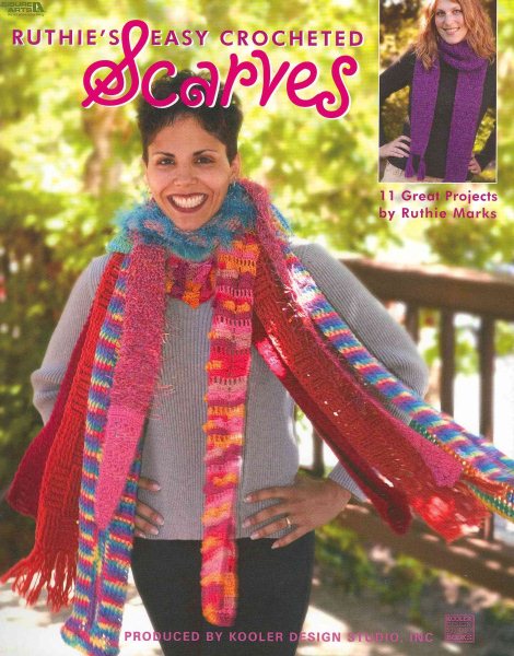 Ruthie's Easy Crocheted Scarves  (Leisure Arts #3669) cover