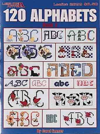 120 Alphabets Book 2 (Leisure Arts #2633) cover