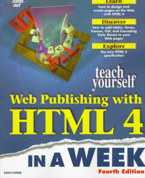 Teach Yourself Web Publishing With Html in a Week (Teach Yourself (Teach Yourself))