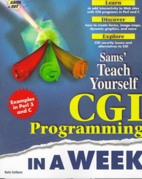 Teach Yourself - CGI Programming in a Week cover