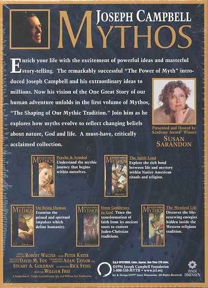 Mythos: Psyche and Symbol, The Spirit Land, On Being Human, From Goddesses to God, The Mystical Life [VHS]