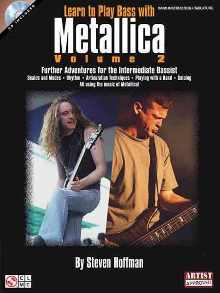 Learn to Play Bass with Metallica - Volume 2: Further Adventures for the Intermediate Bassist cover