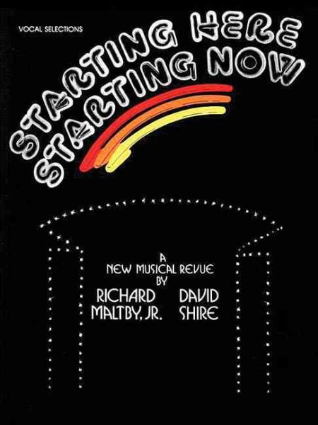 Starting Here, Starting Now: Vocal Selections cover