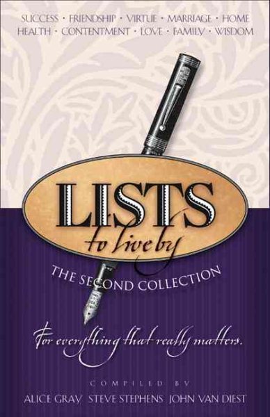 Lists to Live By: The Second Collection cover