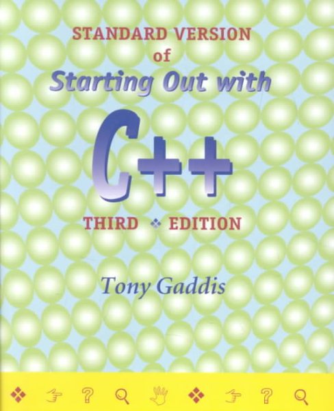 Starting Out with C++ (3rd Edition) cover