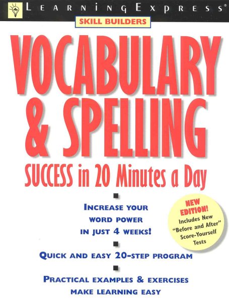 Vocabulary & Spelling Success (Learningexpress Skill Builders) cover