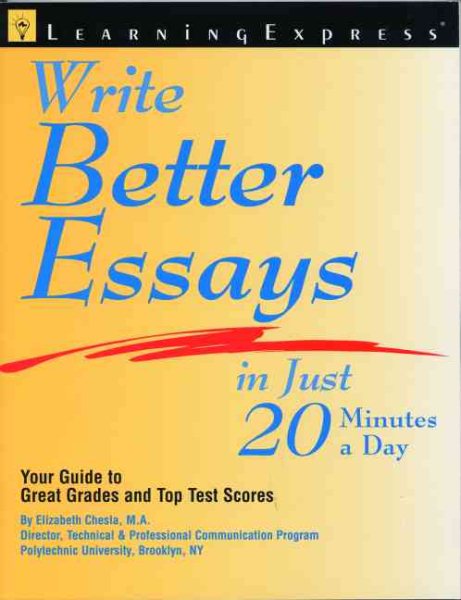 Write Better Essays in 20 Minutes a Day cover