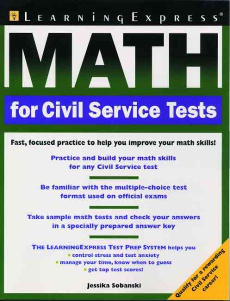 Math for Civil Service Tests cover
